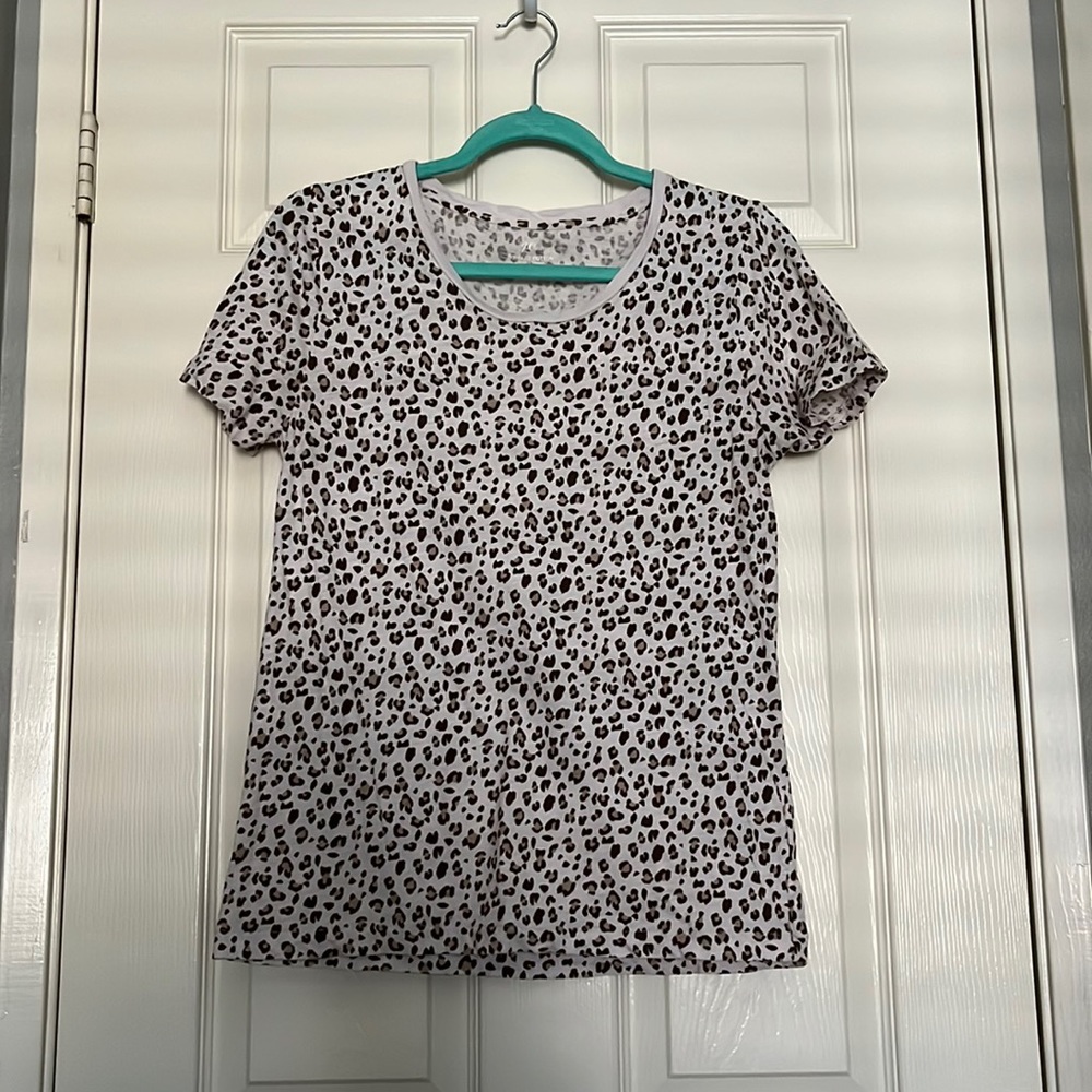 J Crew, Animal Print T-Shirt
